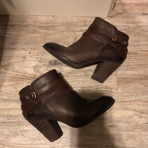 Brown Leather booties